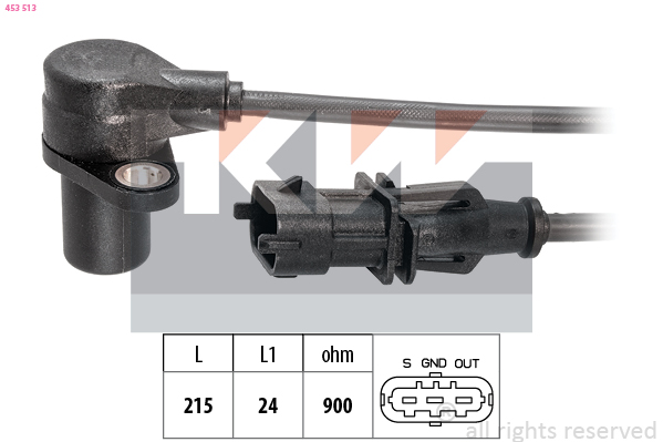 Senzor impulsuri, arbore cotit 453 513 KW